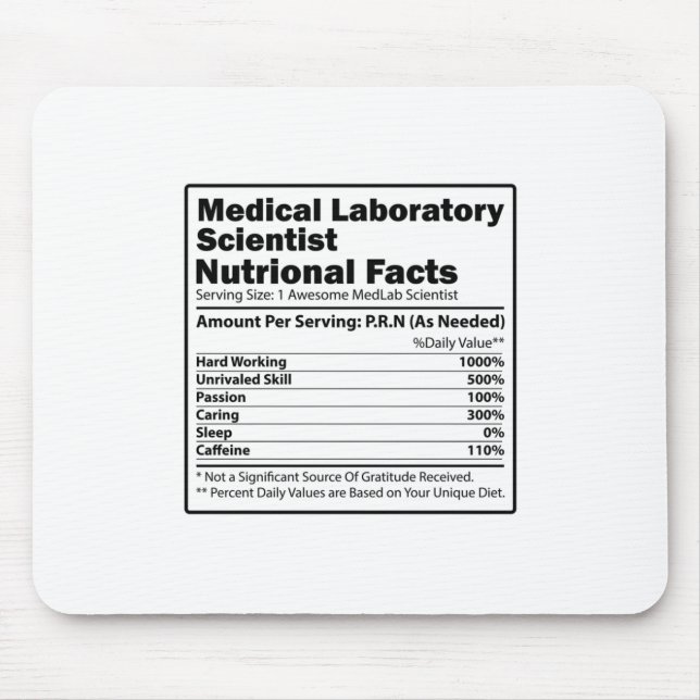 Medical Lab Scientists | Laboratory Chemistry Gift Mouse Pad (Front)