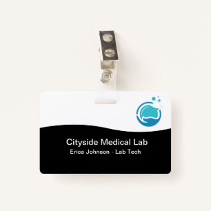 Medical Lab Staff Bulk Name Badges ID Badge
