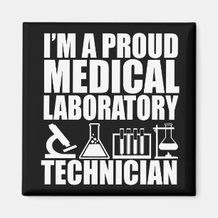 Medical lab tech laboratory technician magnet