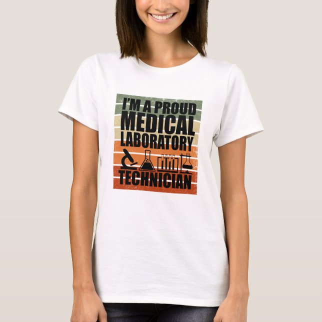 Medical Lab Tech vintage retro T-Shirt (Front)