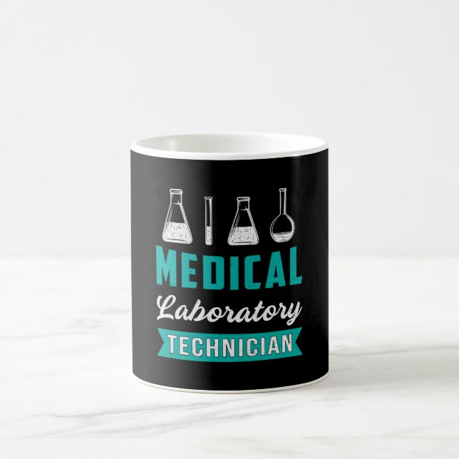 Medical Laboratory Technician Science Lab Tech Coffee Mug (Center)
