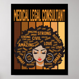 Medical Legal Consultant Powerful Black History Mo Poster