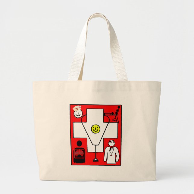 MEDICAL LOGO LARGE TOTE BAG (Front)