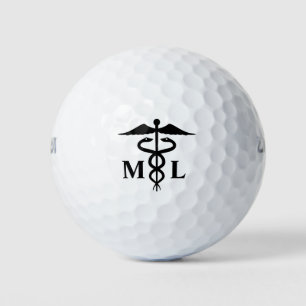 Medical Logo with Initials Golf Balls