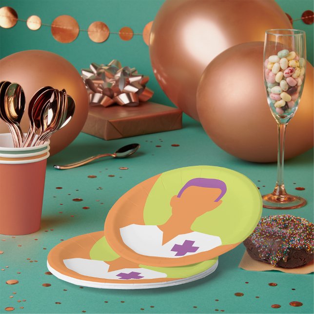 Medical Man Paper Plate (Creator Uploaded)