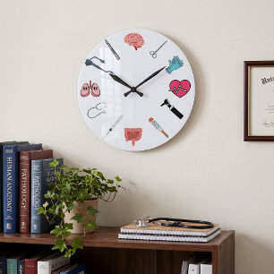 Medical Marvel Large Clock
