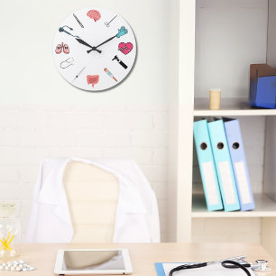 Medical Marvel Large Clock