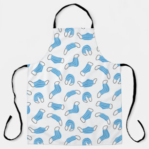 Medical mask pattern apron