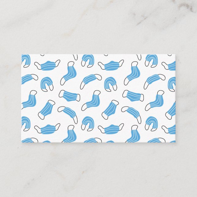 Medical mask pattern business card (Front)