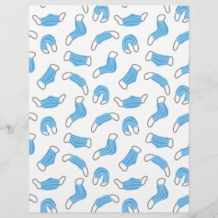 Medical mask pattern custom letterhead