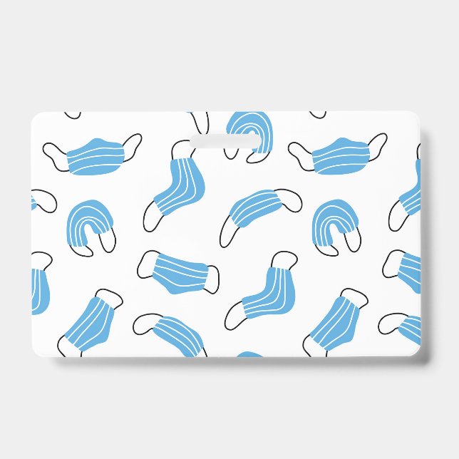 Medical mask pattern ID badge (Front)