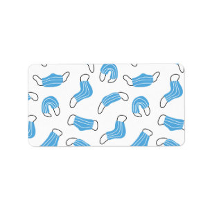 Medical mask pattern label