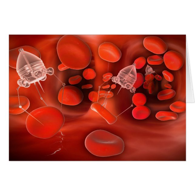 Medical Nanobots In The Bloodstream (Front Horizontal)