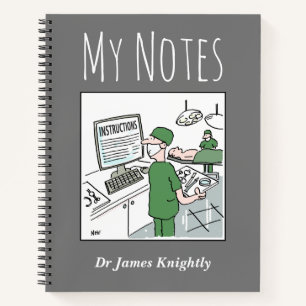 Medical Notebook with Owner's Name