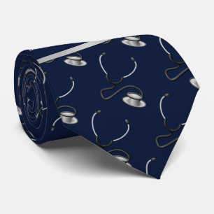 Medical, Nurse, Doctor themed stethoscopes, Name Tie