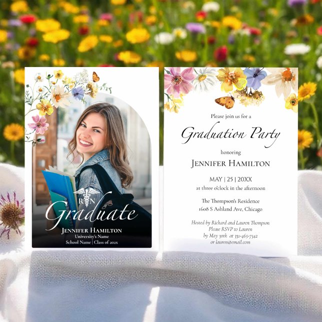 Medical Nursing School Grad Party Enclosure Card (Creator Uploaded)