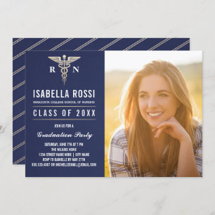 Medical Nursing School Graduation Invitations