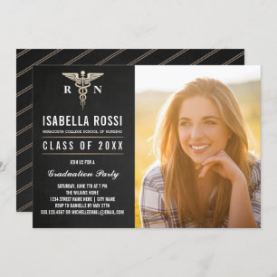Medical Nursing School Graduation Invitations
