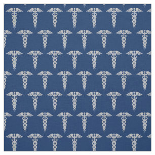 Medical Nursing Symbol Pattern Design Fabric