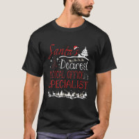 Medical Office Specialist Xmas Job Funny Christmas