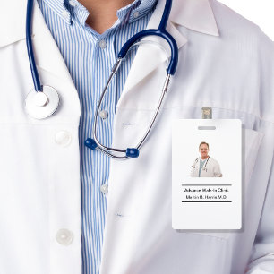 Medical Office Staff ID Badge