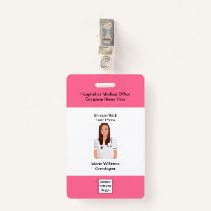 Medical Oncology Staff Photo ID Badges