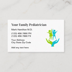 Medical Paediatrician Appointment Cards 