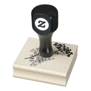 medical plant rubber stamp
