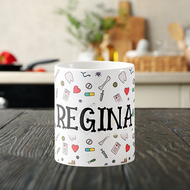 Medical Print Ceramic Mug (Creator Uploaded)