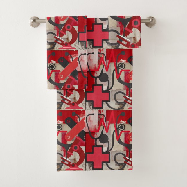 Medical Profession Bath Towel Set (Insitu)