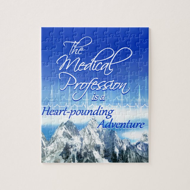 Medical Profession is a Heart-pounding Adventure Jigsaw Puzzle (Vertical)