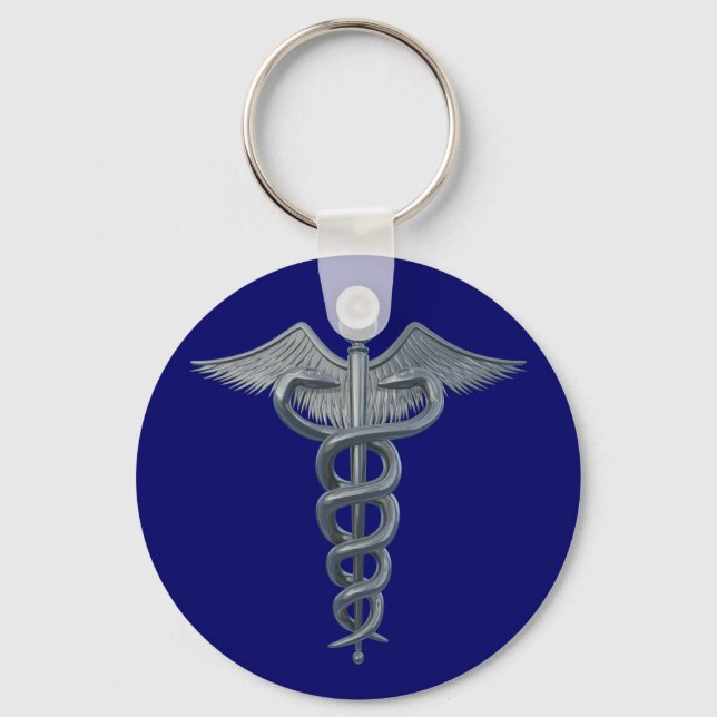 Medical Profession Symbol Key Ring (Front)