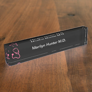 Medical Professional Women's Health Nameplate