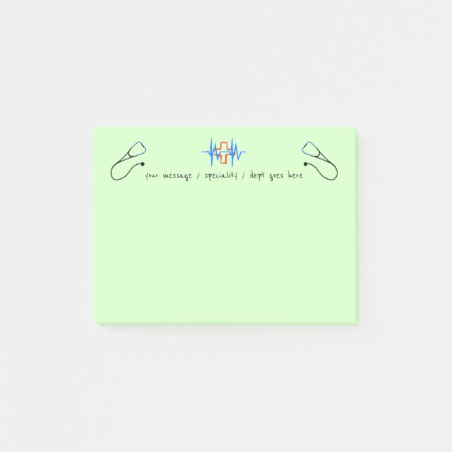 Medical Reception / Nurses Station Design Post-it Notes (Front)