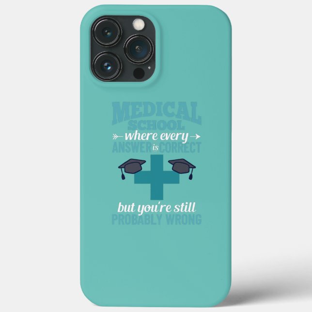Medical School Doctor Student Med Education Case-Mate iPhone Case (Back)
