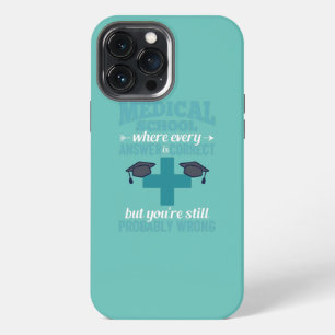 Medical School Doctor Student Med Education iPhone 13 Pro Max Case
