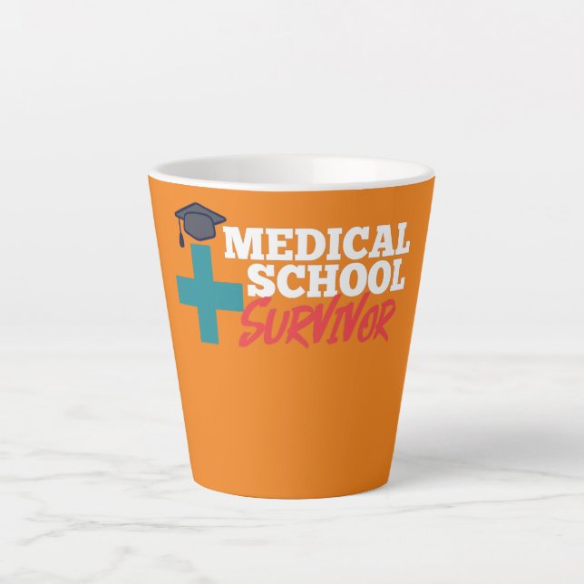 Medical School Doctor Student Med Education Latte Mug (Front)