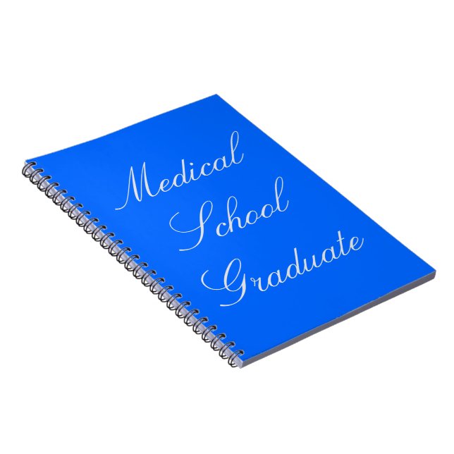 Medical School Graduate Spiral Notebook (Right Side)