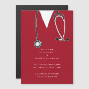 Medical School Graduation Announcement 