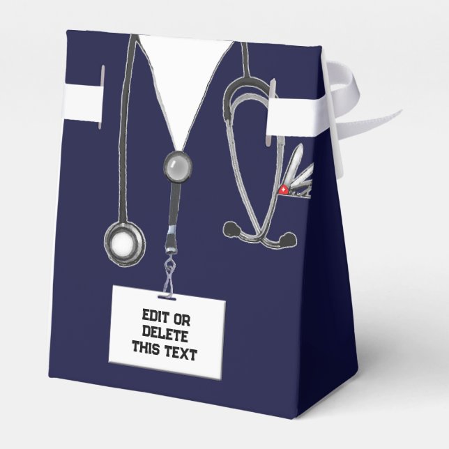 Medical School Graduation Favor Box (Back Side)