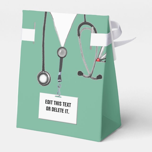 Medical School Graduation Favour Box (Back Side)