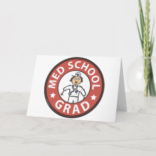 Medical School Graduation (Female) Card