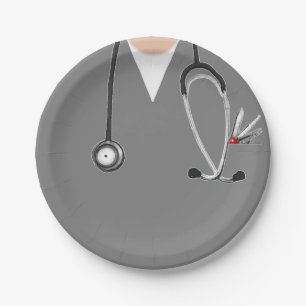Medical School Graduation Paper Plate
