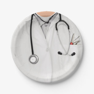 Medical School Graduation Paper Plate