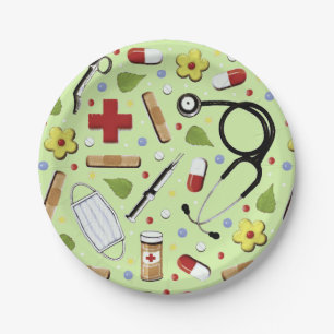 Medical School Graduation Paper Plates