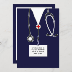 Medical School Graduation Party Invitation
