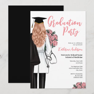 Medical School Graduation Party Invitation
