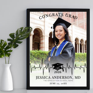 Medical School Graduation Photo Sign