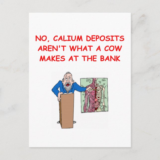 medical school joke postcard (Front)