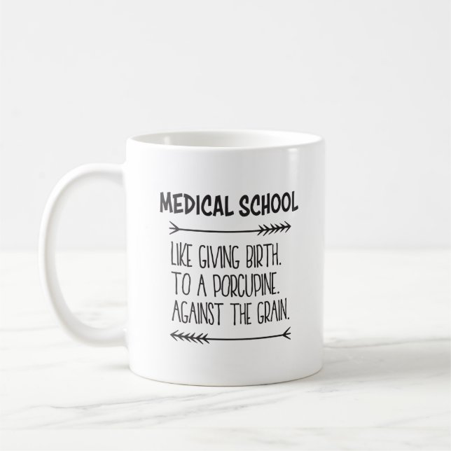 Medical School Med Student Medical Student Funny Coffee Mug (Left)